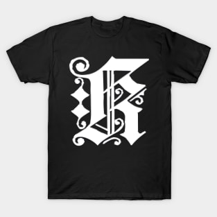 Silver Letter K T-Shirt